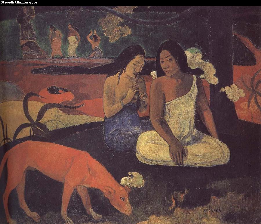 Paul Gauguin Happy Woman